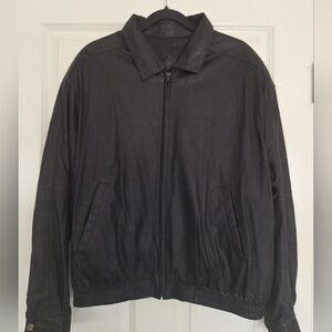 REMY  Men's Black Soft Leather Blazer   Jacket  Size 40  Vintage